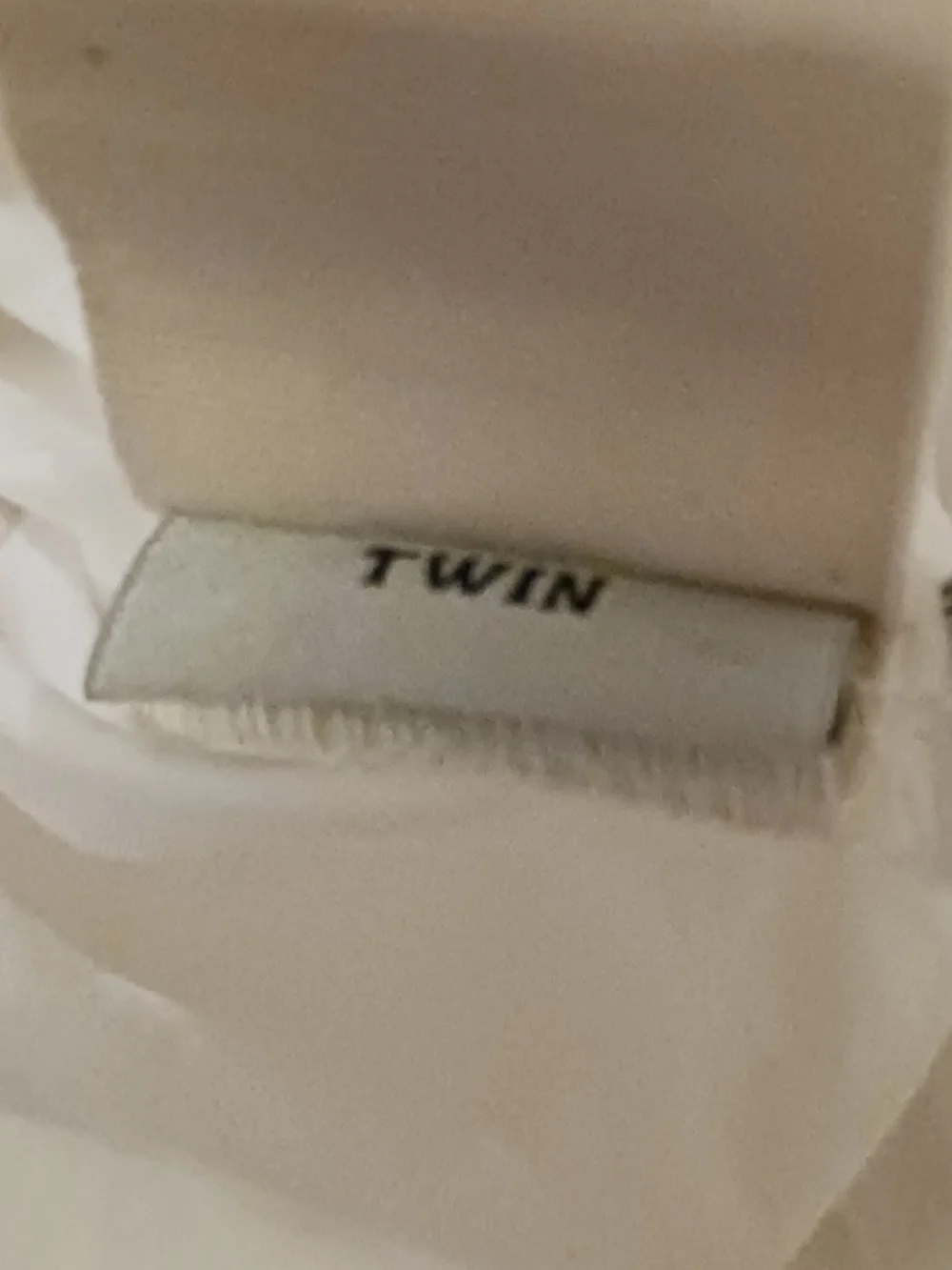 Quince White Organic Cotton Percale Duvet Cover EUC